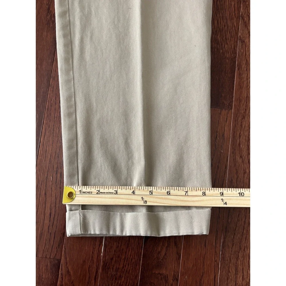Bills Khakis M2 Standard Fit Khaki Pants 34x30 Made in USA Cuffed Chinos Tan